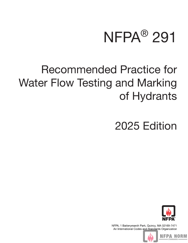 NFPA 291 PDF NFPA 291 PDF